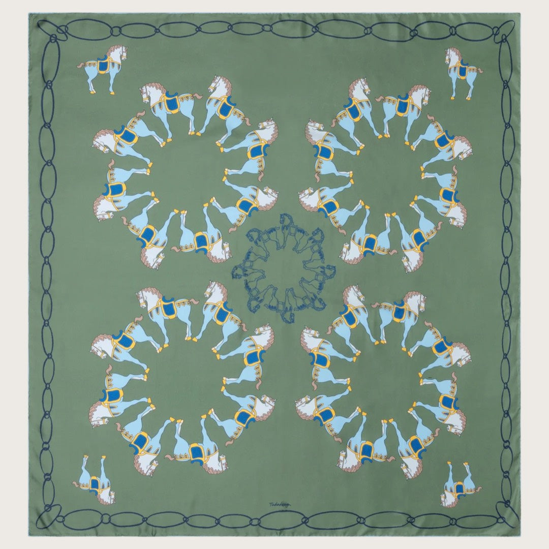 Tang Horses Olive