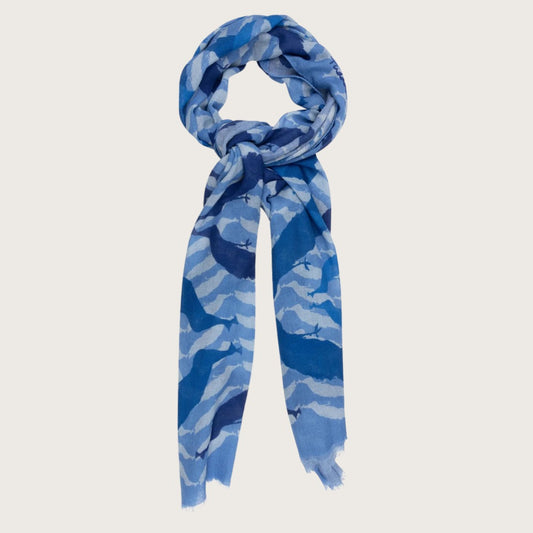 Cashmere/Silk Shawl Peacocks
