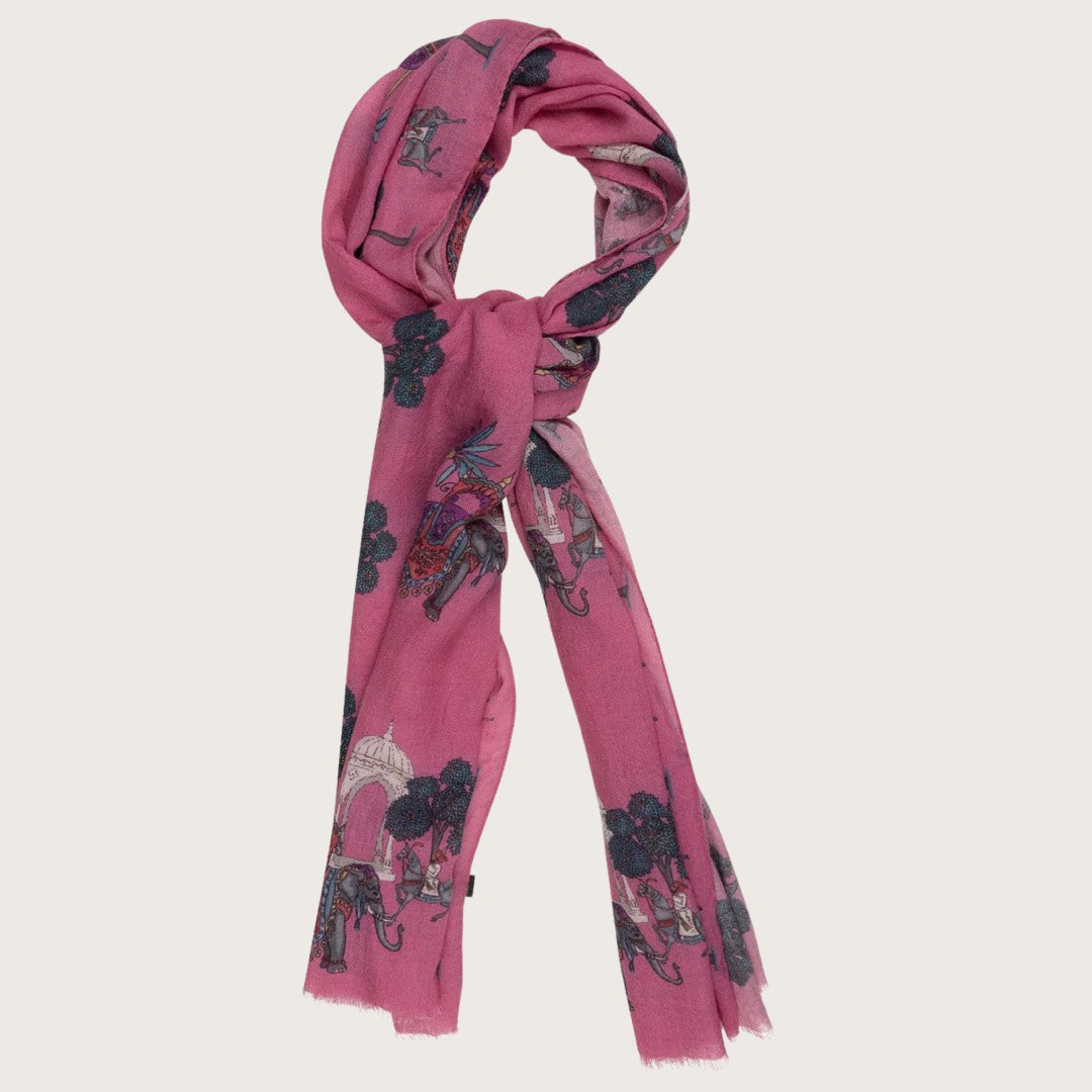 Cashmere/Silk Shawl Indian Elephant