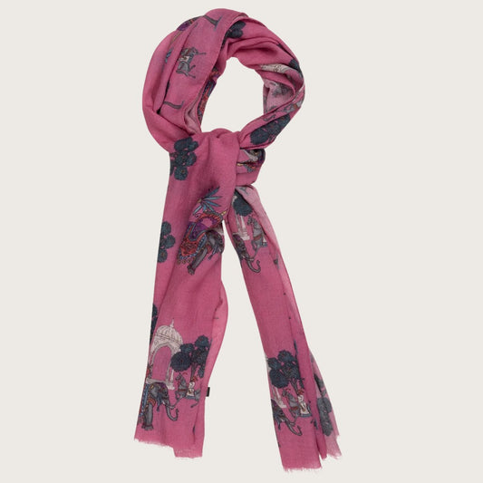 Cashmere/Silk Shawl Indian Elephant