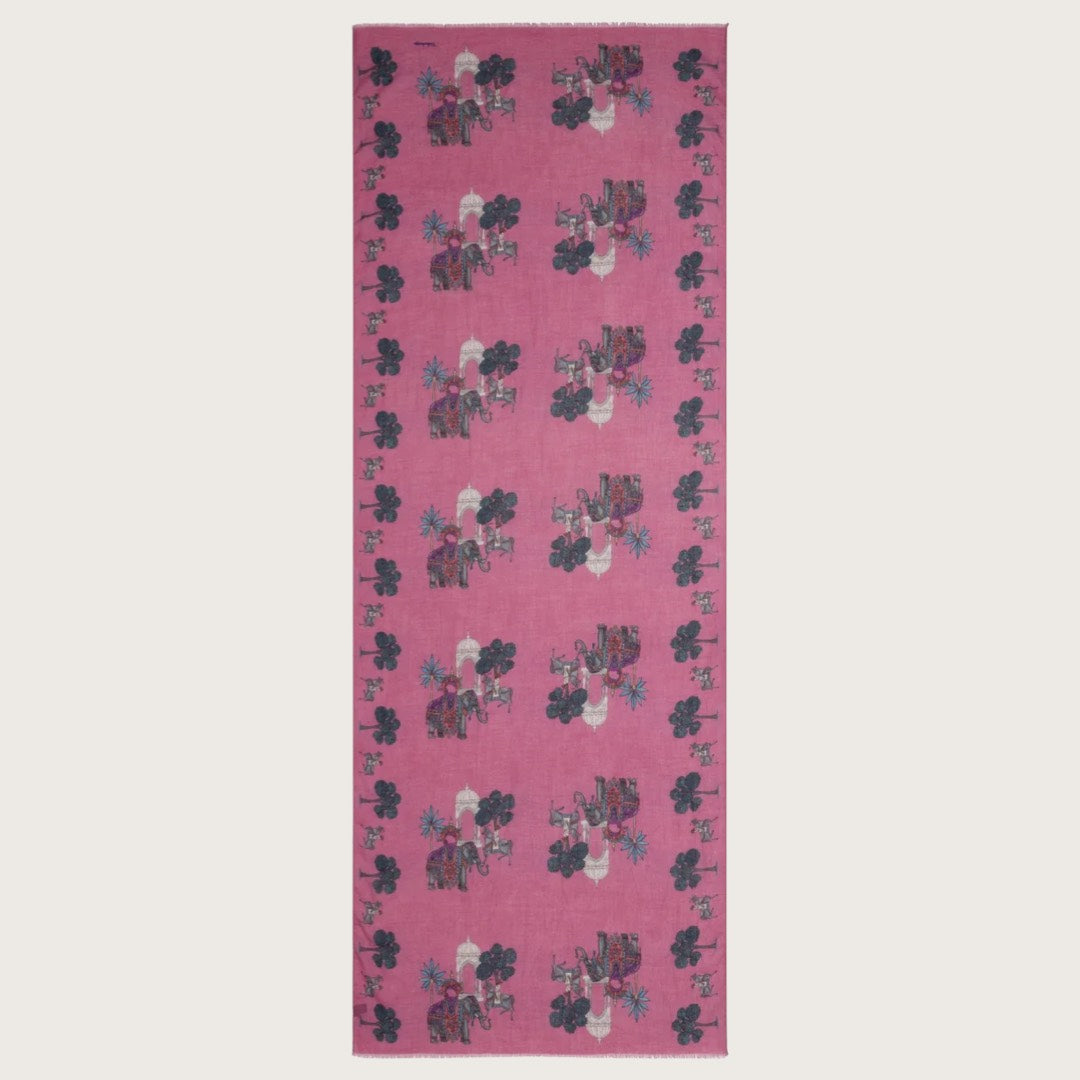 Cashmere/Silk Shawl Indian Elephant
