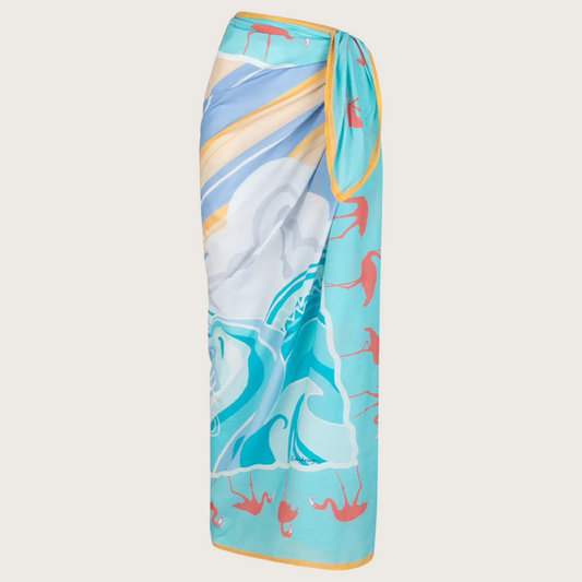 Cotton Sarong Waves