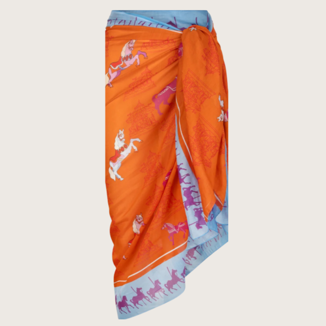 Silk/Cotton Sarong Horses
