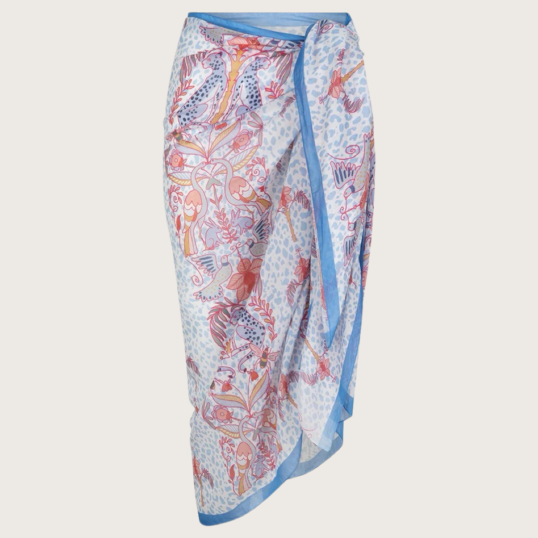 Silk/Cotton Sarong Cheetahs
