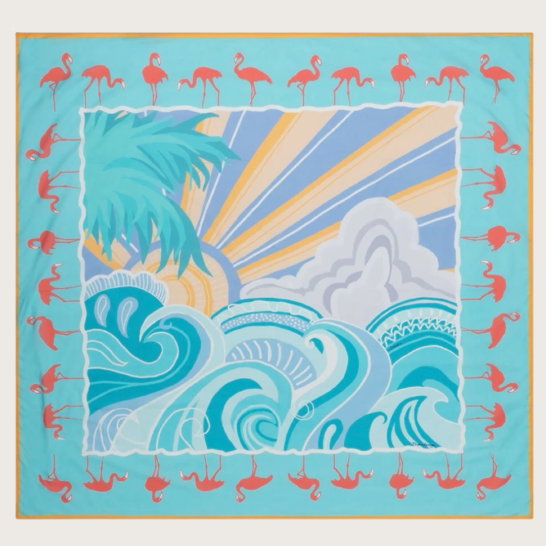 Cotton Sarong Waves